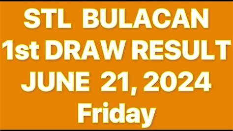 stl result bulacan today|STL Result Today June 21, 2024 .